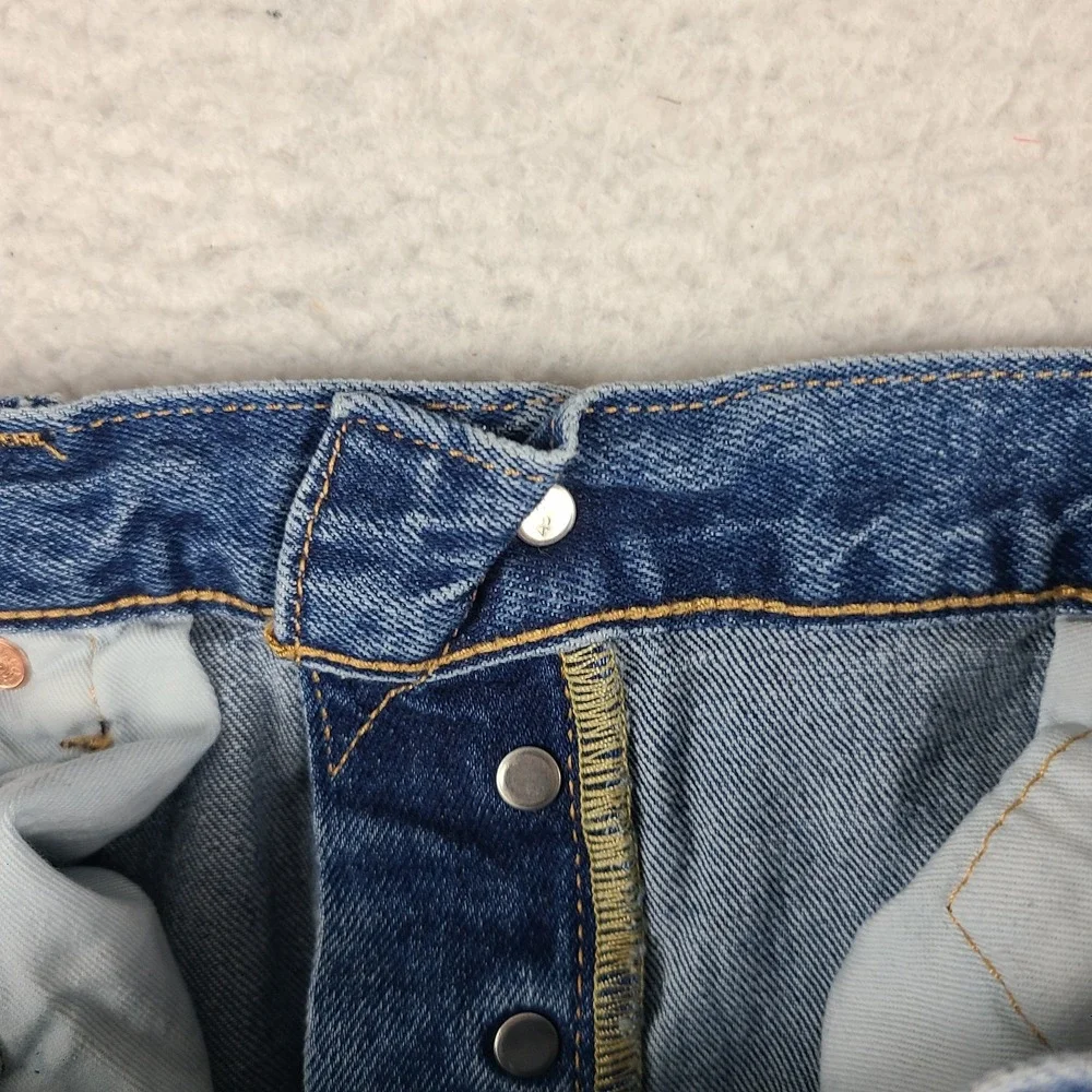 Levi's Premium Lot 501 Jeans Mens 36x30 Blue Straight Button Fly Medium Wash